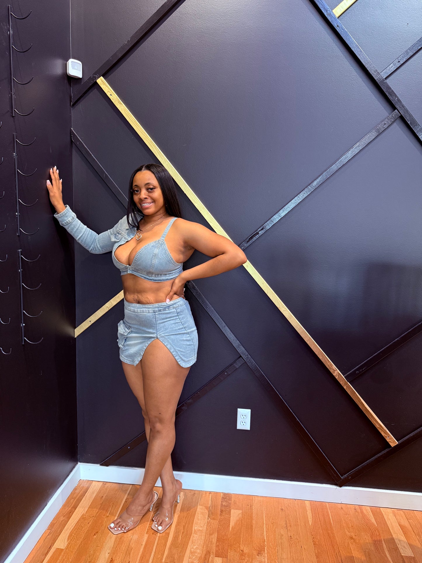 Driving Him Crazy Skirt Set