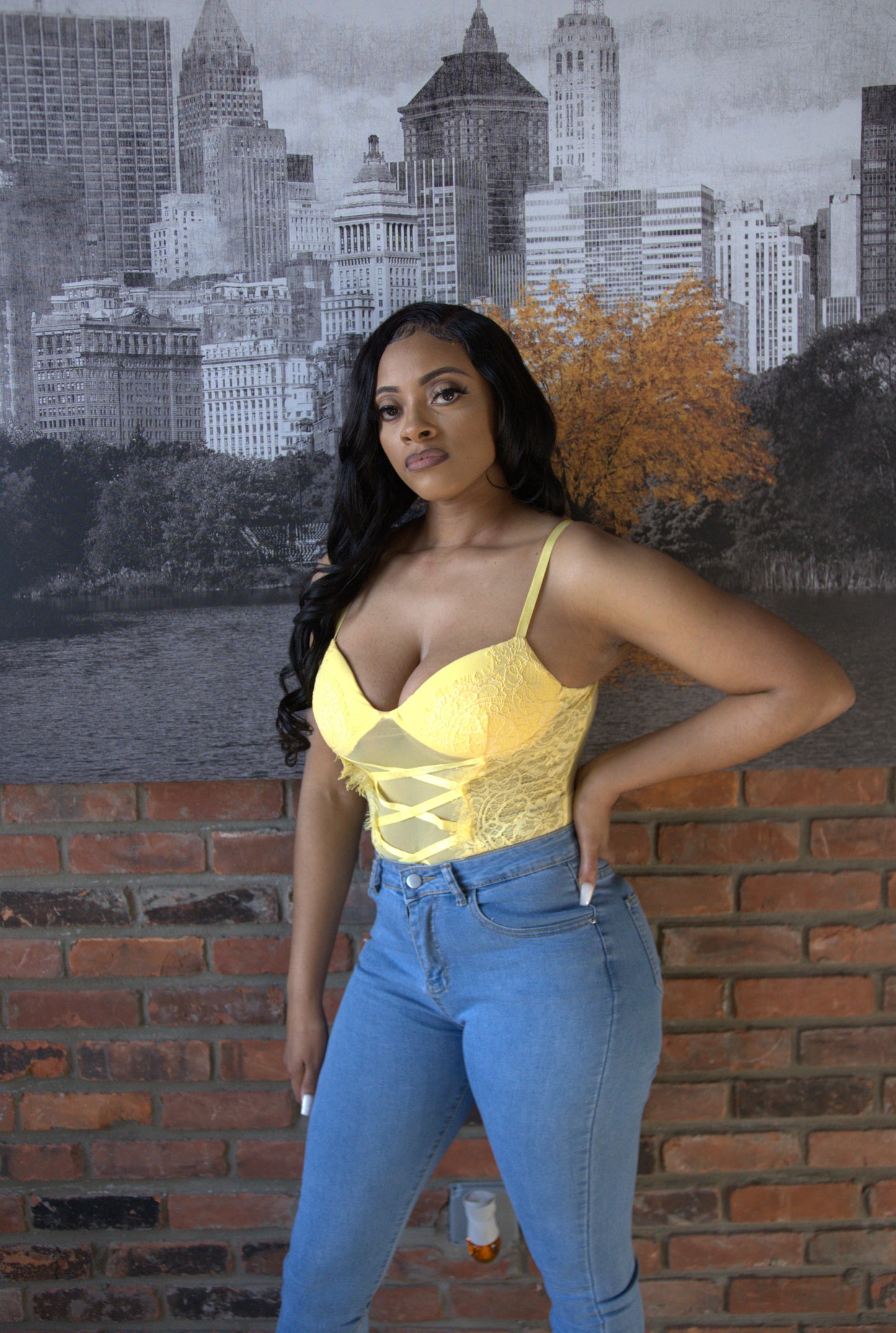 Sunshine Lace Bodysuit